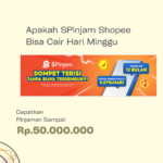 Apakah SPinjam Shopee Bisa Cair Hari Minggu